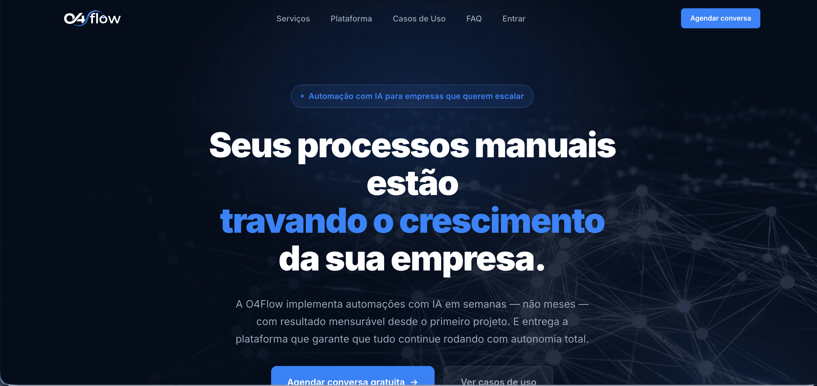 O4Flow — Automação com IA para empresas que querem escalar